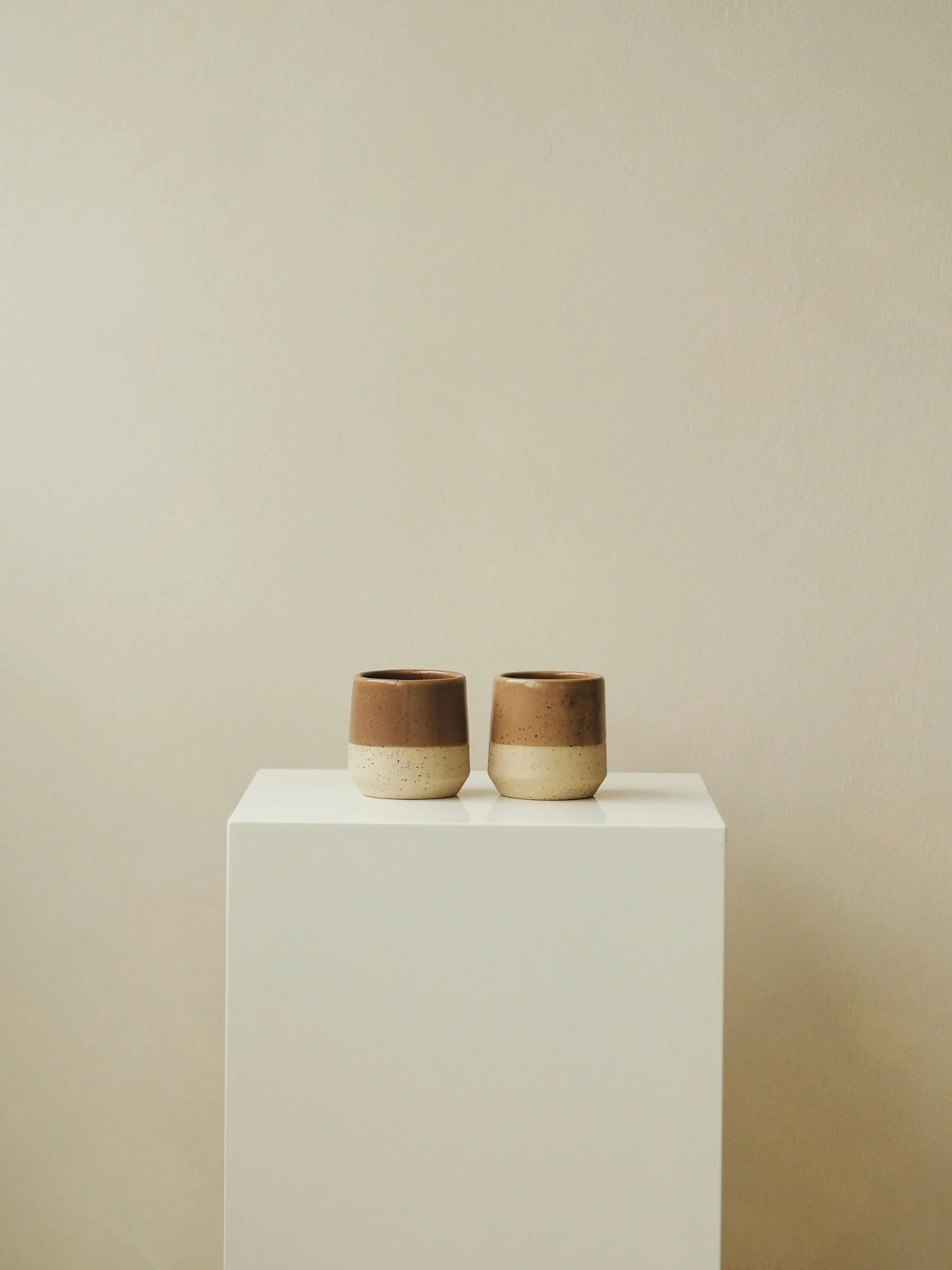 BURANO HANDLELESS CUP, Chai Blush